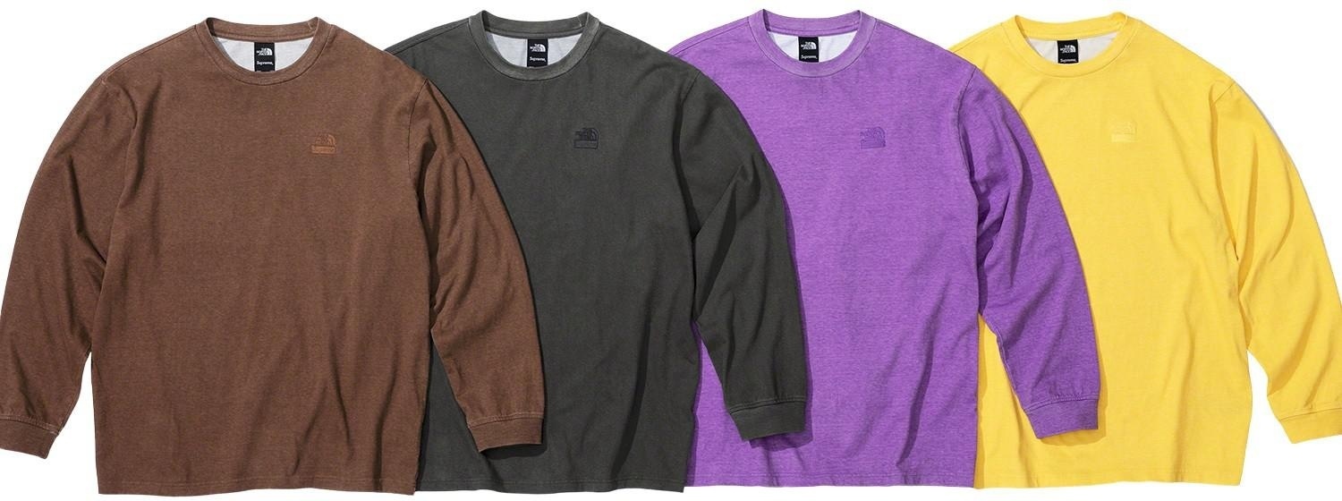 Supreme®/The North Face® Pigment Printed L/S Top